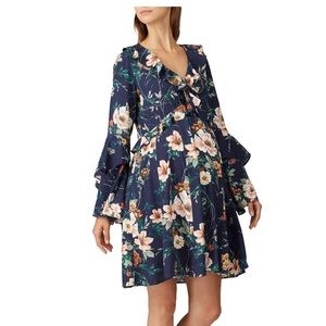 Yumi Kim Floral bell sleeve Maternity Dress